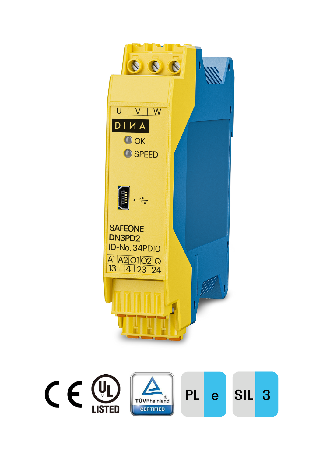【同梱不可】 Speed Monitor SAFEONE DN3PD2 | DINA Elektronik セキュリティ